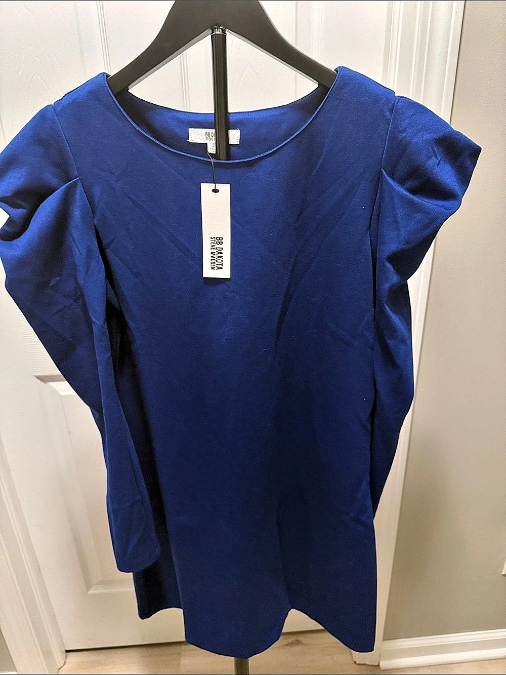 BB Dakota by Steve Maddin Mini Dress in Blue Size S NWT